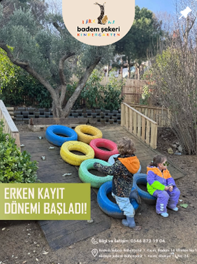 Badem Şekeri Kindergarten Instagram — bahçede keşif anı